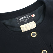 Chanel Setup Suit Jacket Skirt Black 22 #38