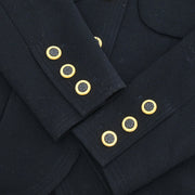 Chanel Setup Suit Jacket Skirt Black 22 #38