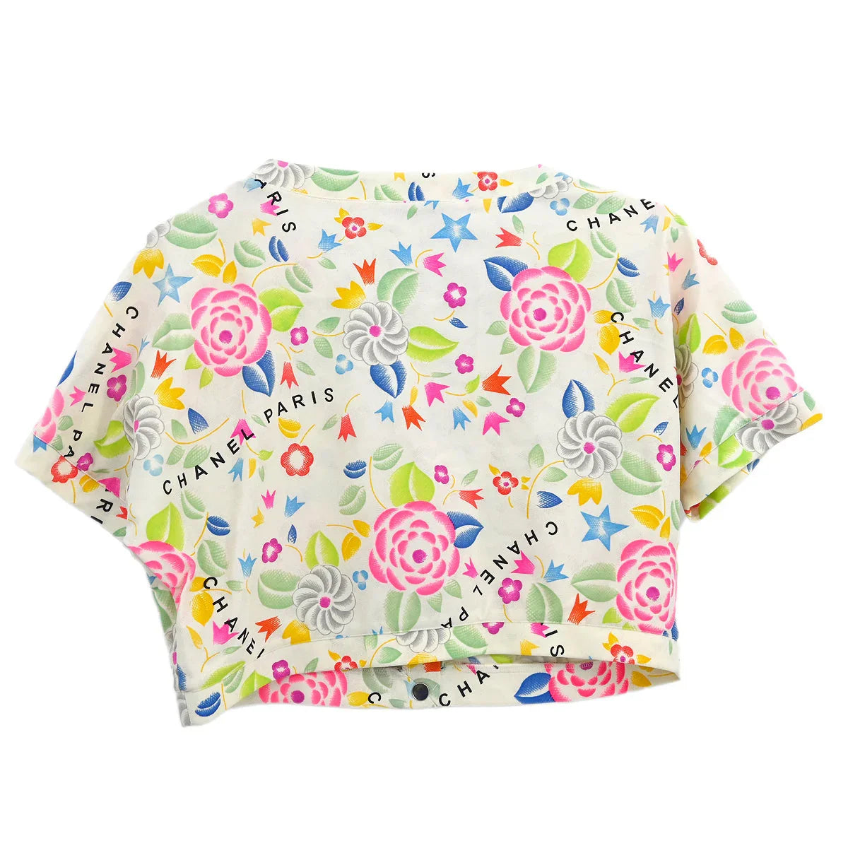 Chanel 1996 Cropped T-shirt White #42