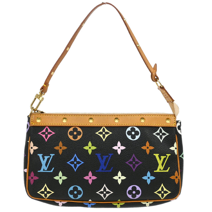 Louis Vuitton 2004 Multicolor Pochette Accessoires Handbag M92648