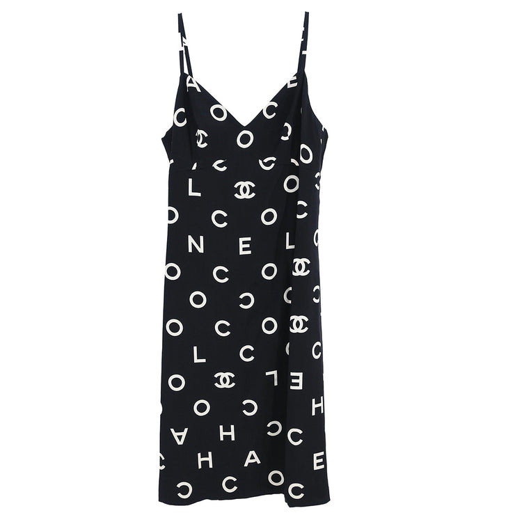 Chanel 1997 Camisole Dress Black #34