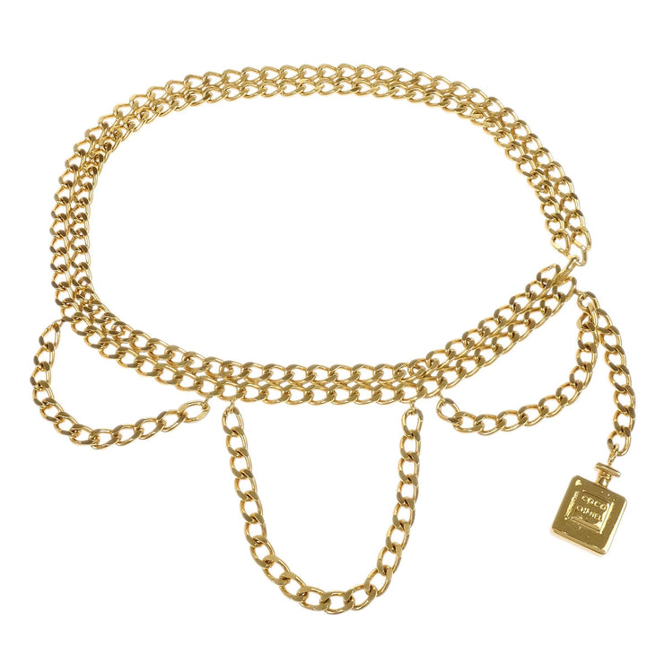 Chanel Chain Belt Gold Small Good