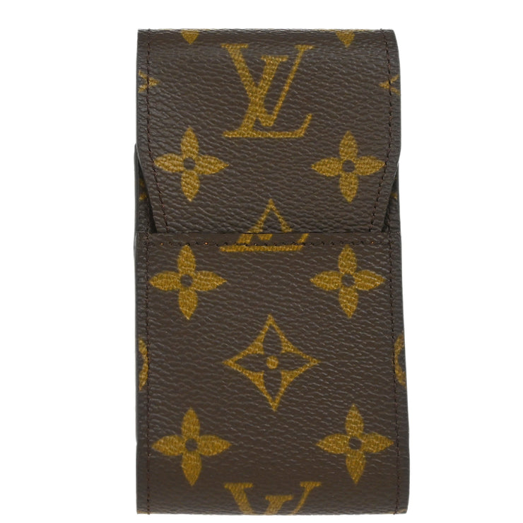 Louis Vuitton 2001 Monogram Etui Cigarette Case M63024 Small Good