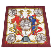 Hermes Scarf Carre 90 Napoleon Bordeaux Small Good