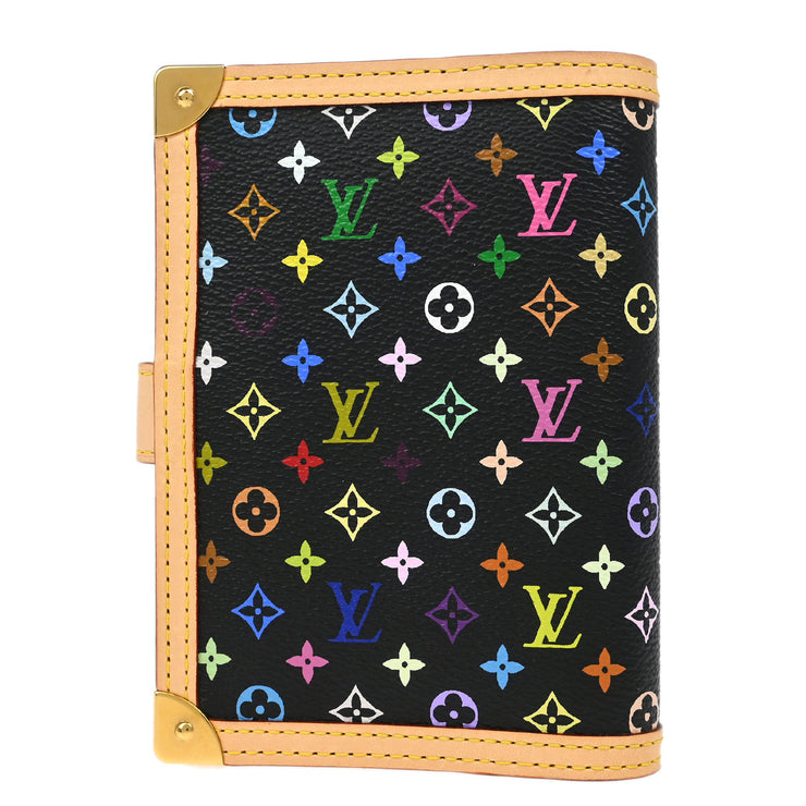 Louis Vuitton 2005 Monogram Multicolor Agenda PM Notebook Cover R20895 Small Good