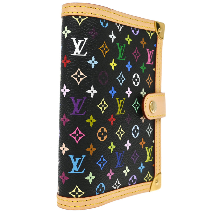 Louis Vuitton 2005 Monogram Multicolor Agenda PM Notebook Cover R20895 Small Good