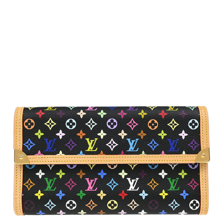 Louis Vuitton 2003 Multicolor Porte Tresor International Wallet M92658