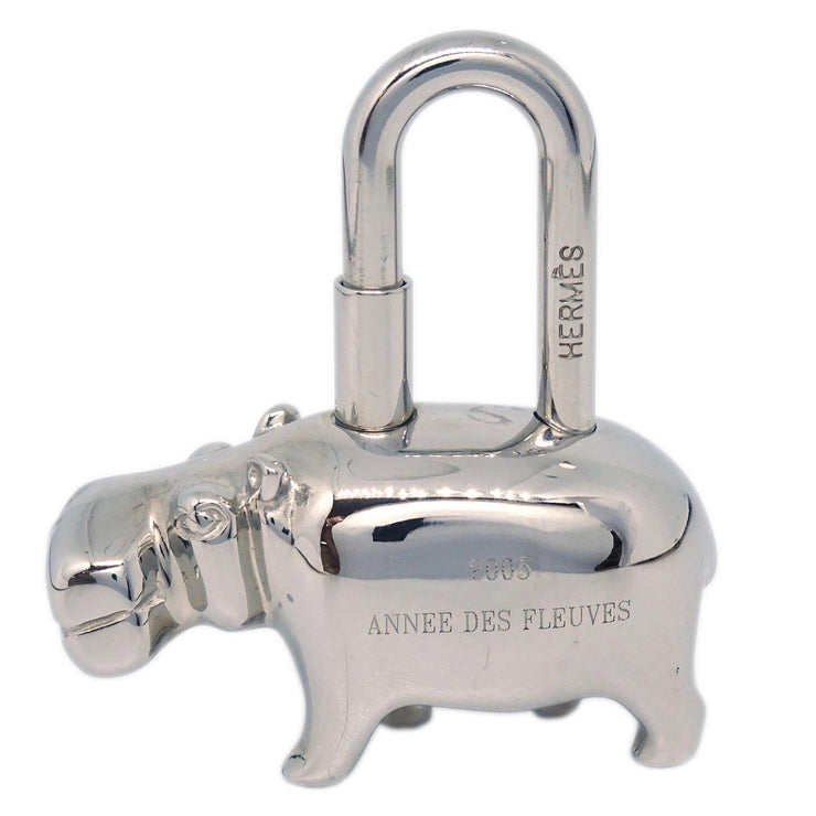 Hermes 2005 Annee Des Fleuves Cadena Silver Small Good