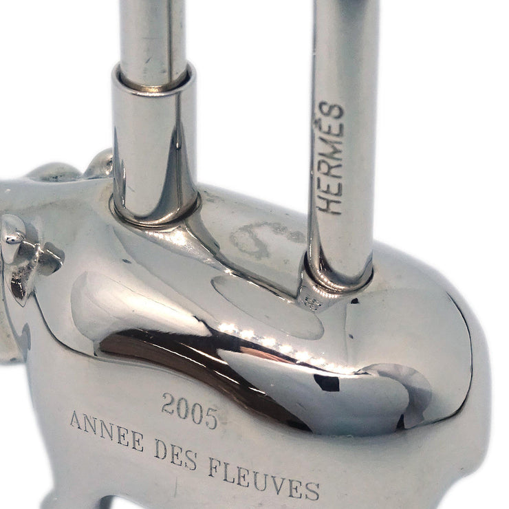 Hermes 2005 Annee Des Fleuves Cadena Silver Small Good