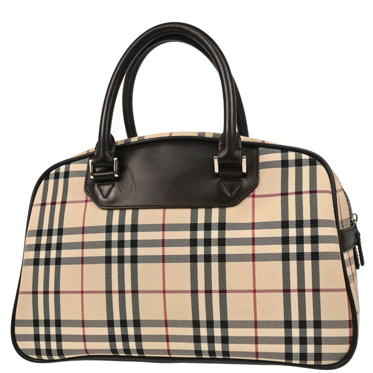 Burberry Beige Burberry Check Handbag