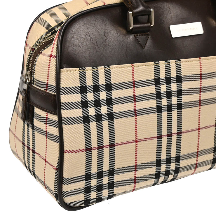 Burberry Beige Burberry Check Handbag