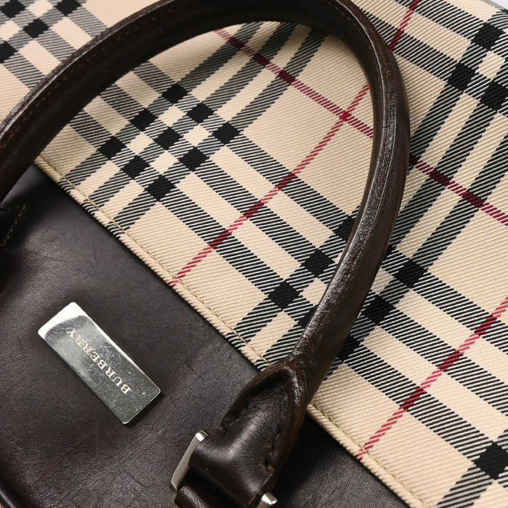 Burberry Beige Burberry Check Handbag