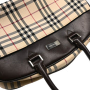 Burberry Beige Burberry Check Handbag