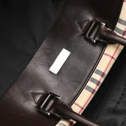 Burberry Beige Brown Burberry Check 2way Shoulder Handbag