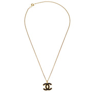 Chanel Gold CC Chain Pendant Necklace 01A