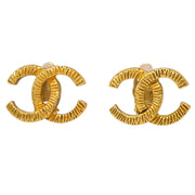 Chanel Gold CC Earrings Clip-On