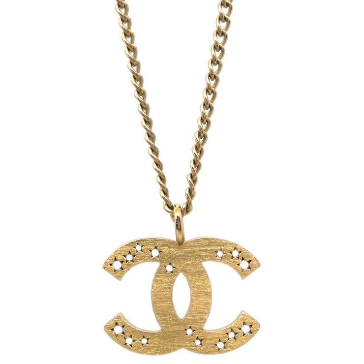 Chanel Gold CC Chain Pendant Necklace 03A