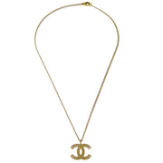 Chanel Gold CC Chain Pendant Necklace 03A