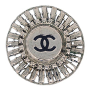 Chanel Brooch Pin Corsage Silver 07P