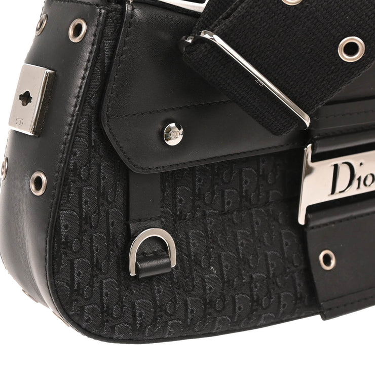 Christian Dior 2003 Black Street Chic Trotter Columbus Shoulder Bag