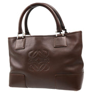 Loewe Brown Leather Tote Handbag