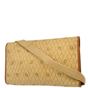 Christian Dior Beige Honeycomb Shoulder Bag