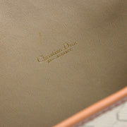 Christian Dior Beige Honeycomb Shoulder Bag