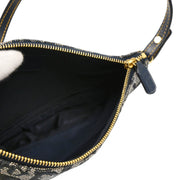 Christian Dior 2001 Navy Trotter Saddle Handbag