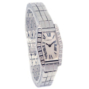 Cartier Lanieres Tonneau Quartz Watch Ref.2560 18KWG Diamond