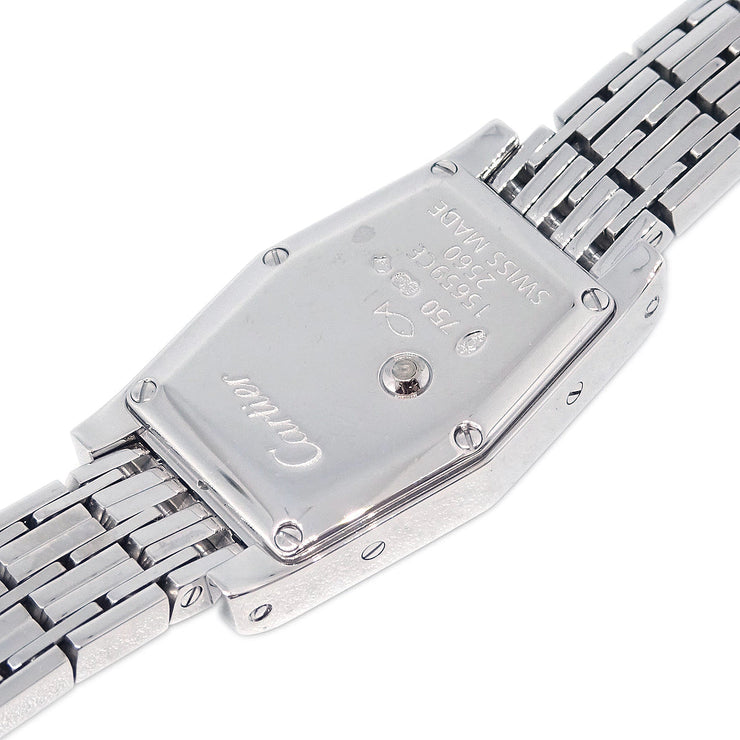 Cartier Lanieres Tonneau Quartz Watch Ref.2560 18KWG Diamond