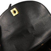 Chanel 1996-1997 Black Lambskin Large Duma Backpack