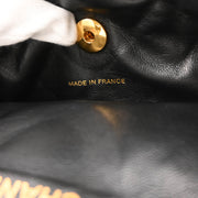 Chanel 1996-1997 Black Lambskin Large Duma Backpack