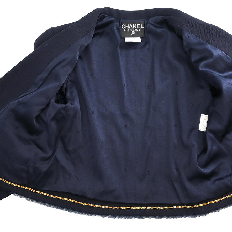 Chanel 1995 Setup Jacket Pants Navy #40