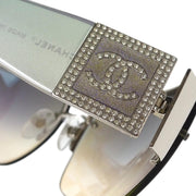 Chanel Sunglasses Eyewear Rhinestone Small Good