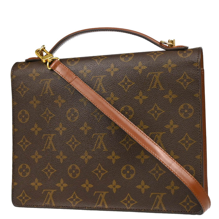 Louis Vuitton Monogram Monceau 28 Business Handbag M51185