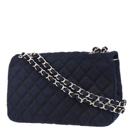 Chanel 2008-2009 Navy Canvas Cruise Line Shoulder Bag