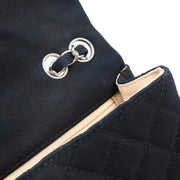 Chanel 2008-2009 Navy Canvas Cruise Line Shoulder Bag