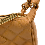 Chanel 2003-2004 Beige Caviar Handbag