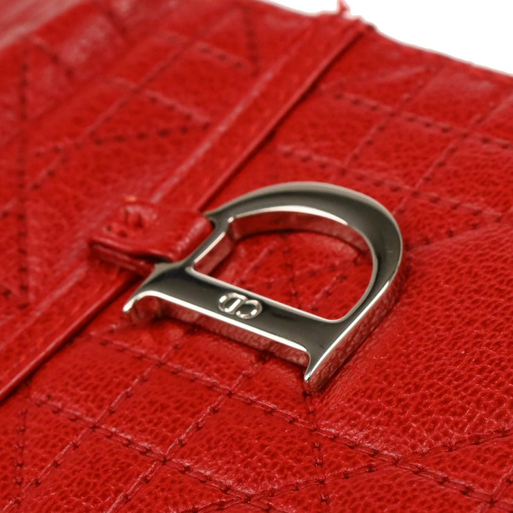 Christian Dior 2007 Red Cannage Vanity Handbag