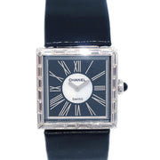 Chanel Mademoiselle Quartz Watch Baguette Diamond 18KWG