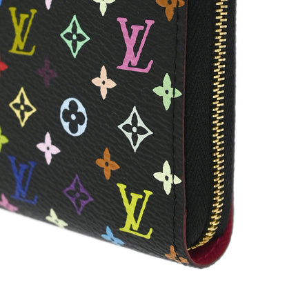 Louis Vuitton 2012 Black Multicolor Zippy Coin Purse Wallet M93740