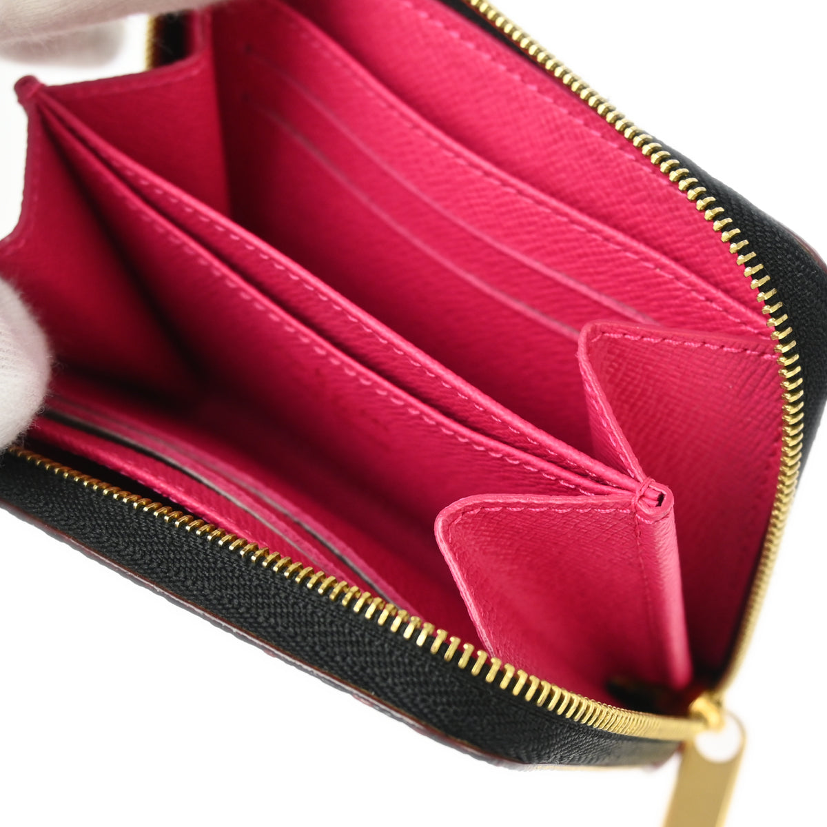 Louis Vuitton 2012 Black Multicolor Zippy Coin Purse Wallet M93740