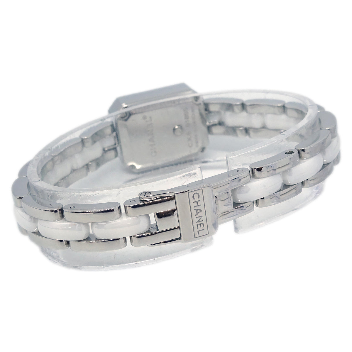 Chanel Premiere H2132 Quartz Watch Ceramic SS Diamond