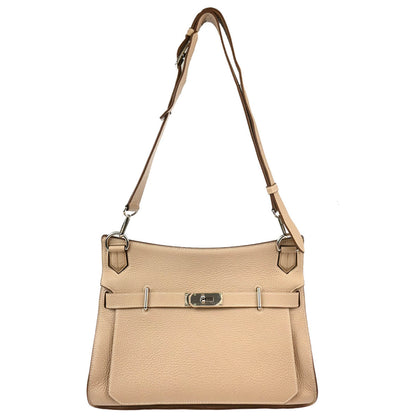 Hermes 2013 Argile Taurillon Clemence Jypsiere 34 Shoulder Bag