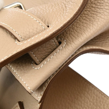 Hermes 2013 Argile Taurillon Clemence Jypsiere 34 Shoulder Bag