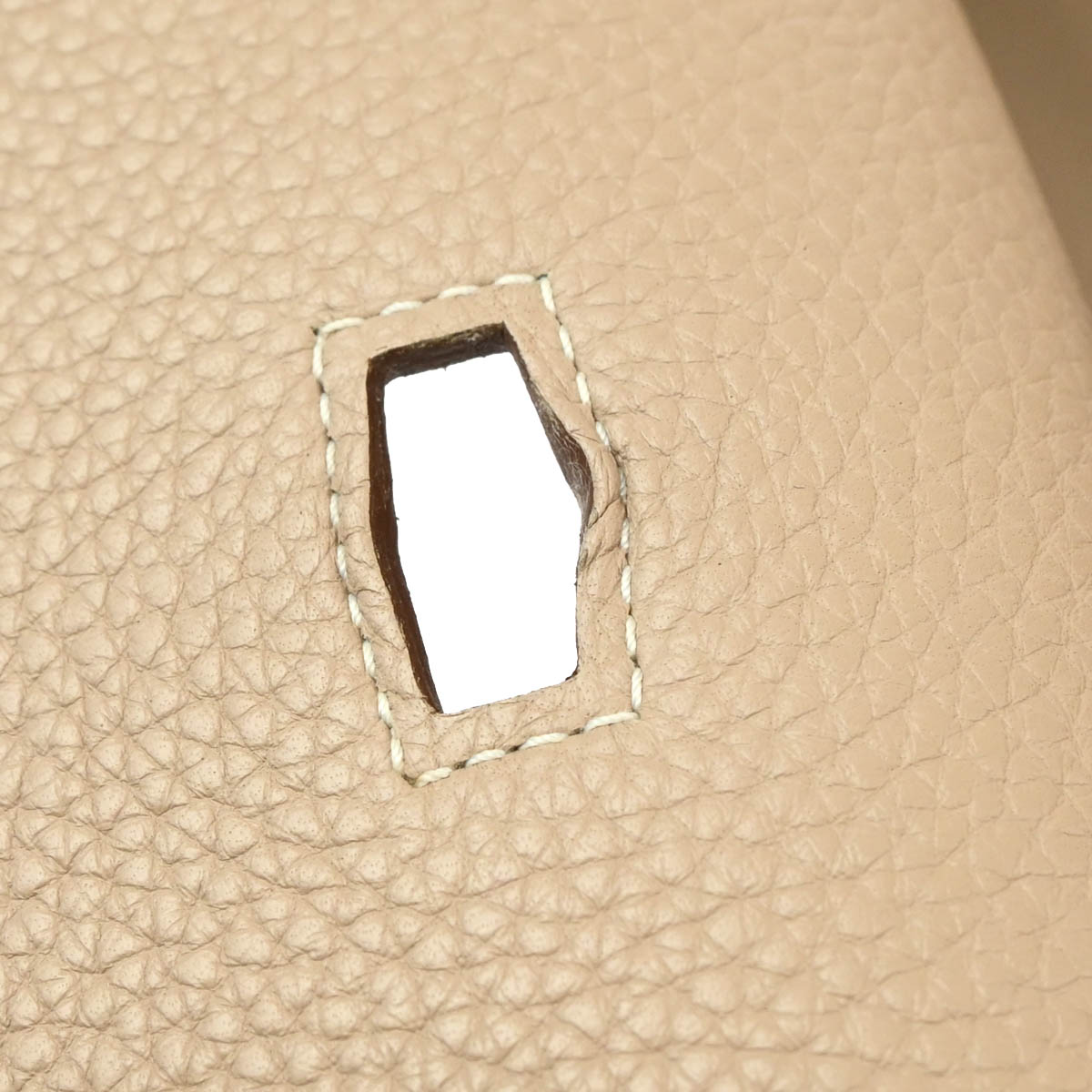 Hermes 2013 Argile Taurillon Clemence Jypsiere 34 Shoulder Bag