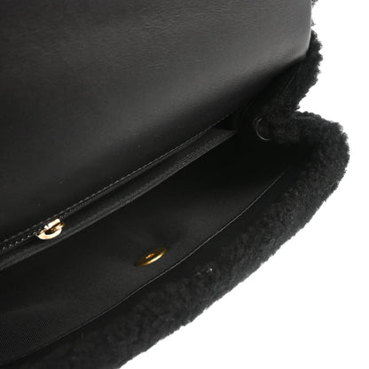 Chanel 2017 Black Mouton 2way Shoulder Handbag