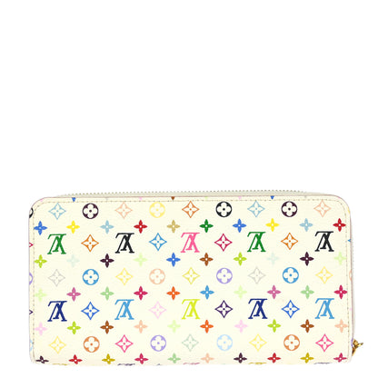 Louis Vuitton 2012 White Multicolor Zippy Wallet M60241