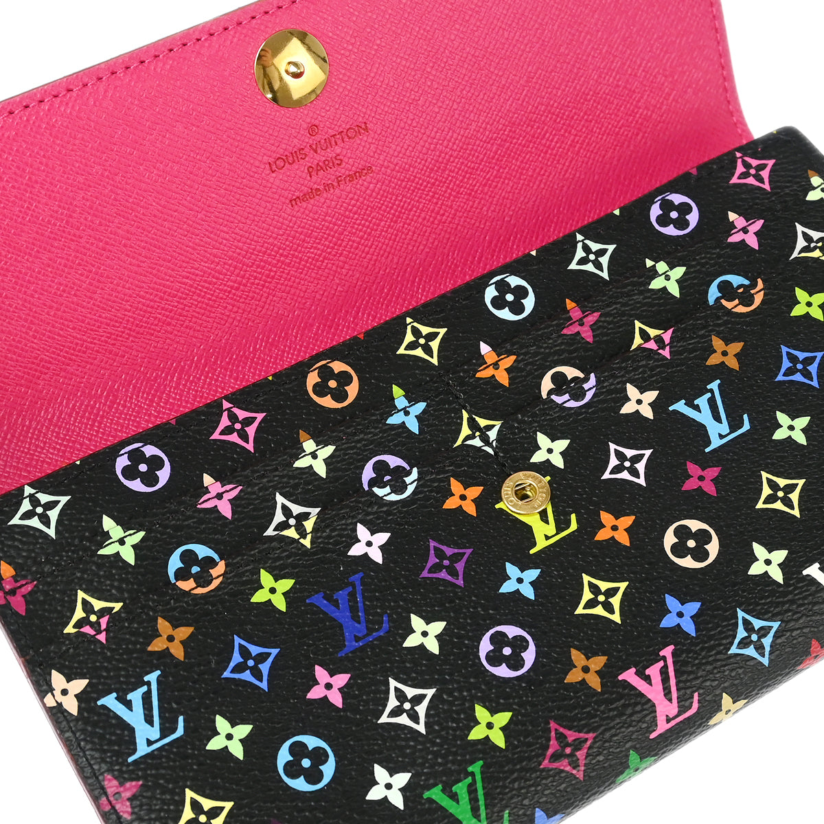 Louis Vuitton 2010 Multicolor Portefeuille Sarah Wallet M93747