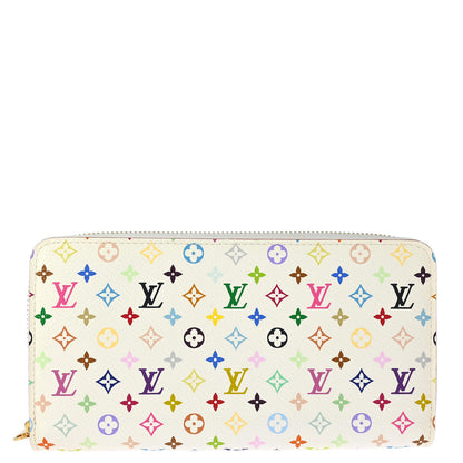 Louis Vuitton 2012 White Multicolor Zippy Wallet M60274